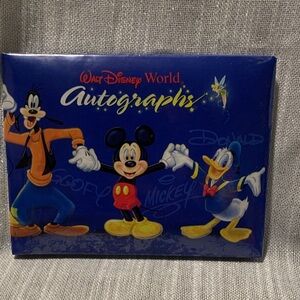 Vintage Walt Disney World Exclusive Official Autograph Book New Sealed Perfect